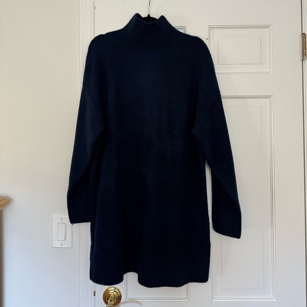 Navy Knit Dress